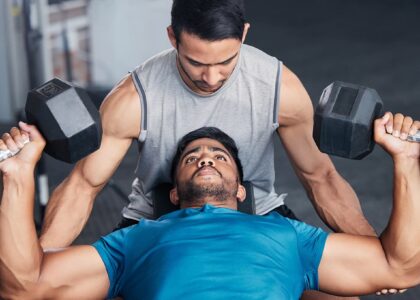 dumbbell chest workouts without bench