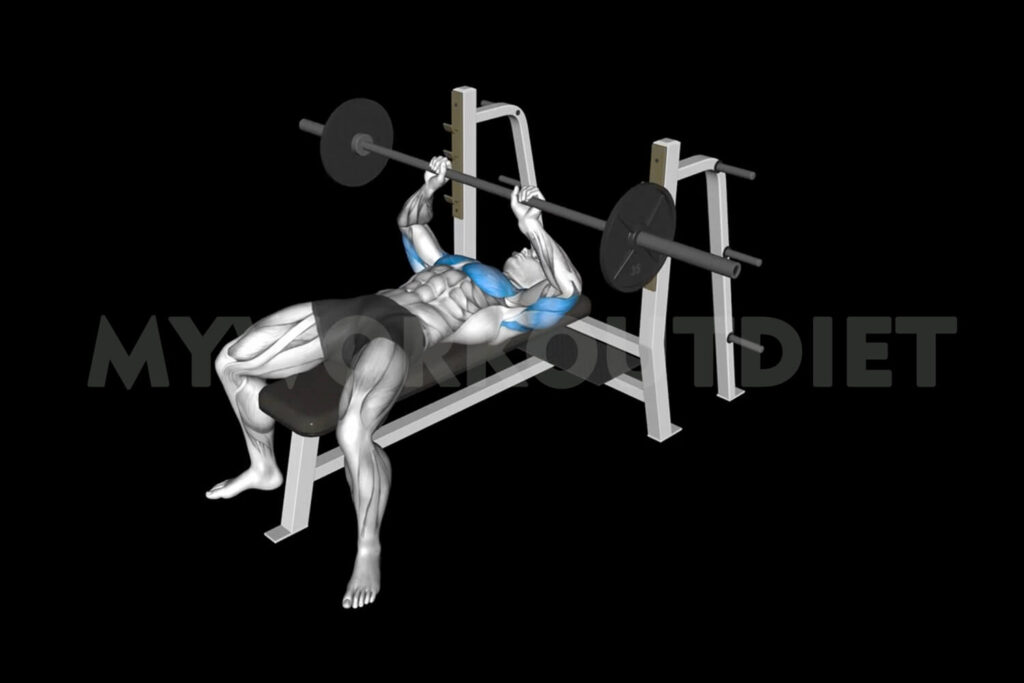 Barbell lying close-grip | Medial Head Tricep Exercises